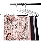 8 Pack Tablecloth Hanger Large Blanket Hangers Heavy Duty Black Vinyl Coated Nonslip - Great for Quilts, Comforters, Table Cloths, Towels, Sleeping Bags,Drapery and bedspreads