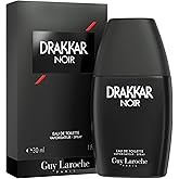 Drakkar Noir By Guy Laroche - Iconic Designer Fragrance - Intense & Powerful Eau de Toilette - Fougere Blend & Aromatic Spices - Long Lasting Mens Cologne - Day and Evening Scent