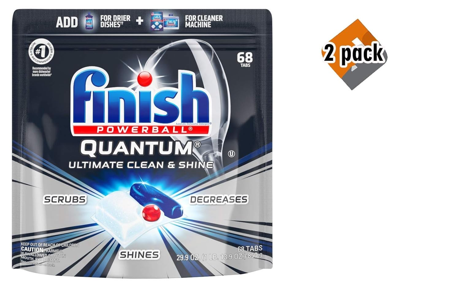 Best Finish Powerball Dishwasher Detergent