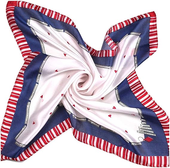 XGBDTJ Ladies Headband Handkerchief Kerchief Soft Leisure Square Sweet