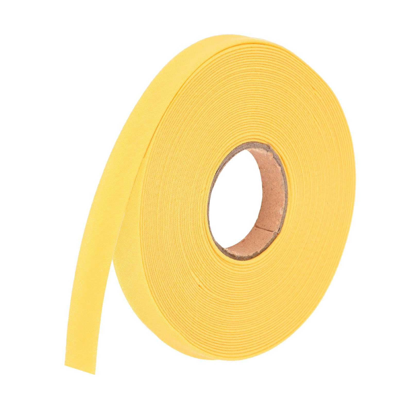 Photo 1 of MECCANIXITY 1/2 Inch Double Fold Bias Tape Polyester Continuous Bulk Bias Tape for Sewing,Seaming Quilting Hemming Binding Crafts (Yellow 10 Yards)