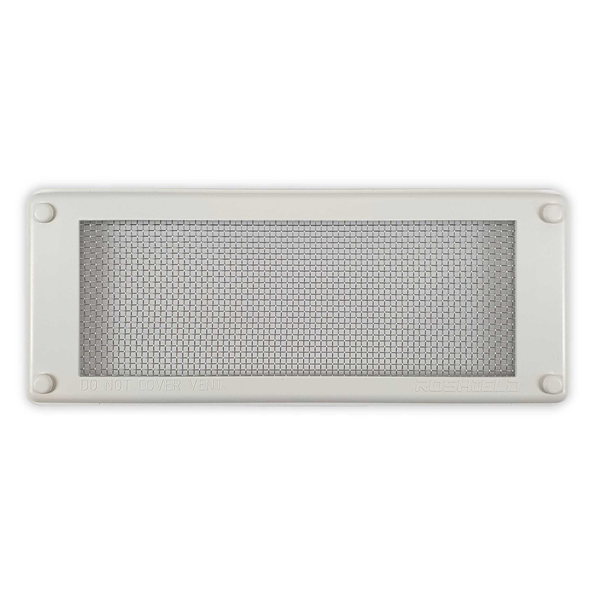 Roshield Pest Proofing Air Brick Mesh Vent Cover | Mouse Insect Rodent Control Prevention x 1 (White, Standard)
