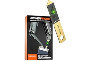 Galvanox Battery Voltage Tester Designed for Leatherman Multitools (Flat-Bit Slot Accessory) DC Voltage Meter, 2.5VDC to 30VD