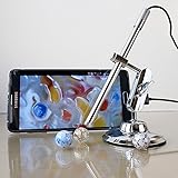 Teslong 10-200X Handheld USB Digital Microscope Otoscope Dermatoscope Endoscope Magnifier Video Camera with Advanced CMOS Sensor 1280x720 HD Image 8 LED Adjustable Light Source