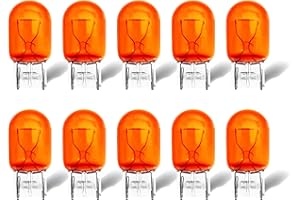 Rafeal Auto 7440A(Amber) Light Bulb 10 Pack,T20 Automotive Brake Light Turn 7440A Miniature Bulb Mini Bulb Taillight Turn Signal Light,Replacement for Cars,Trucks,SUVs