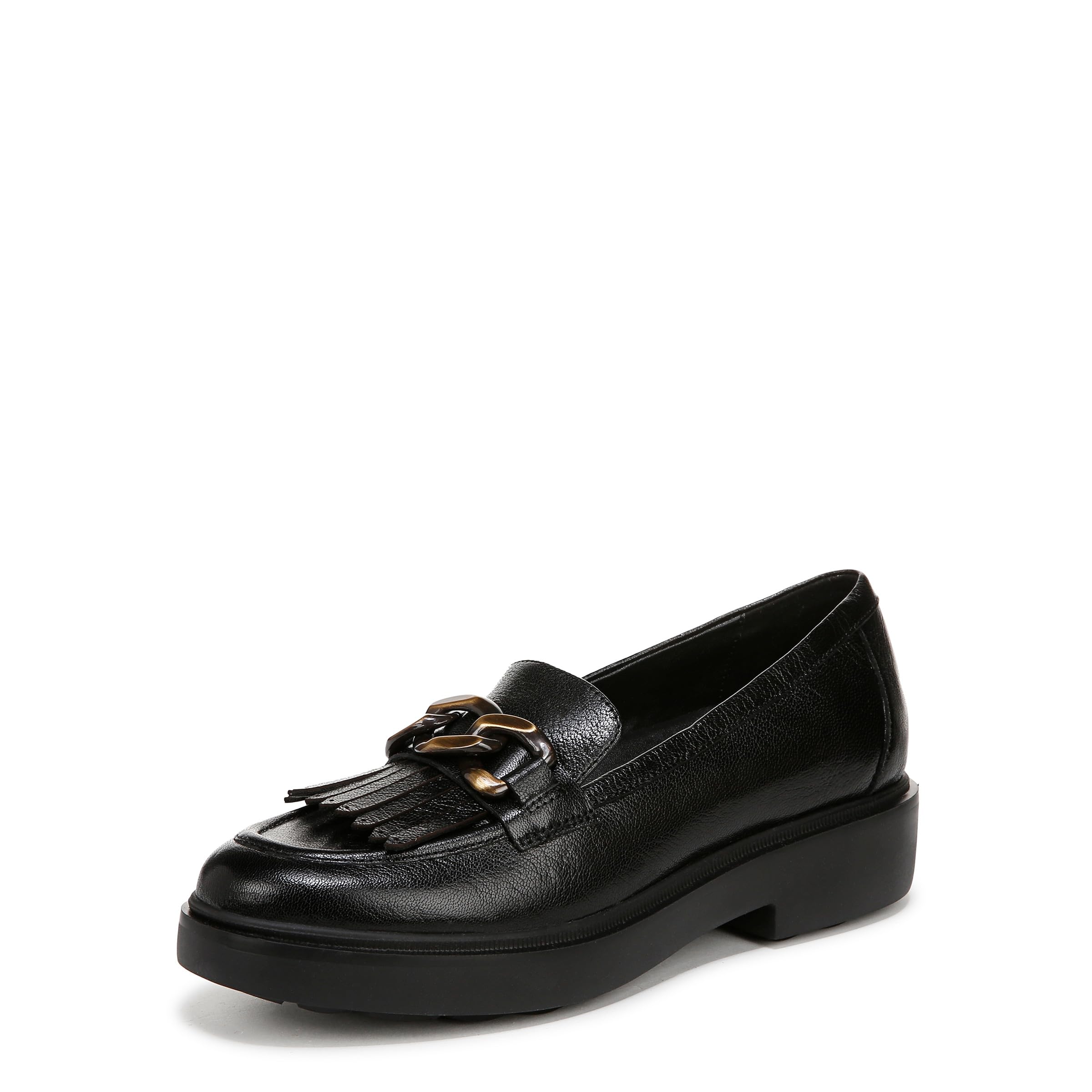 Naturalizer Womens Paris Loafer Black Leather 6 M