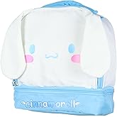 Sanrio Hello Kitty and Friends Lunch Box Cinnamoroll Dual Compartment Insulated Lunch Tote Bag (Cinnamoroll) 10"