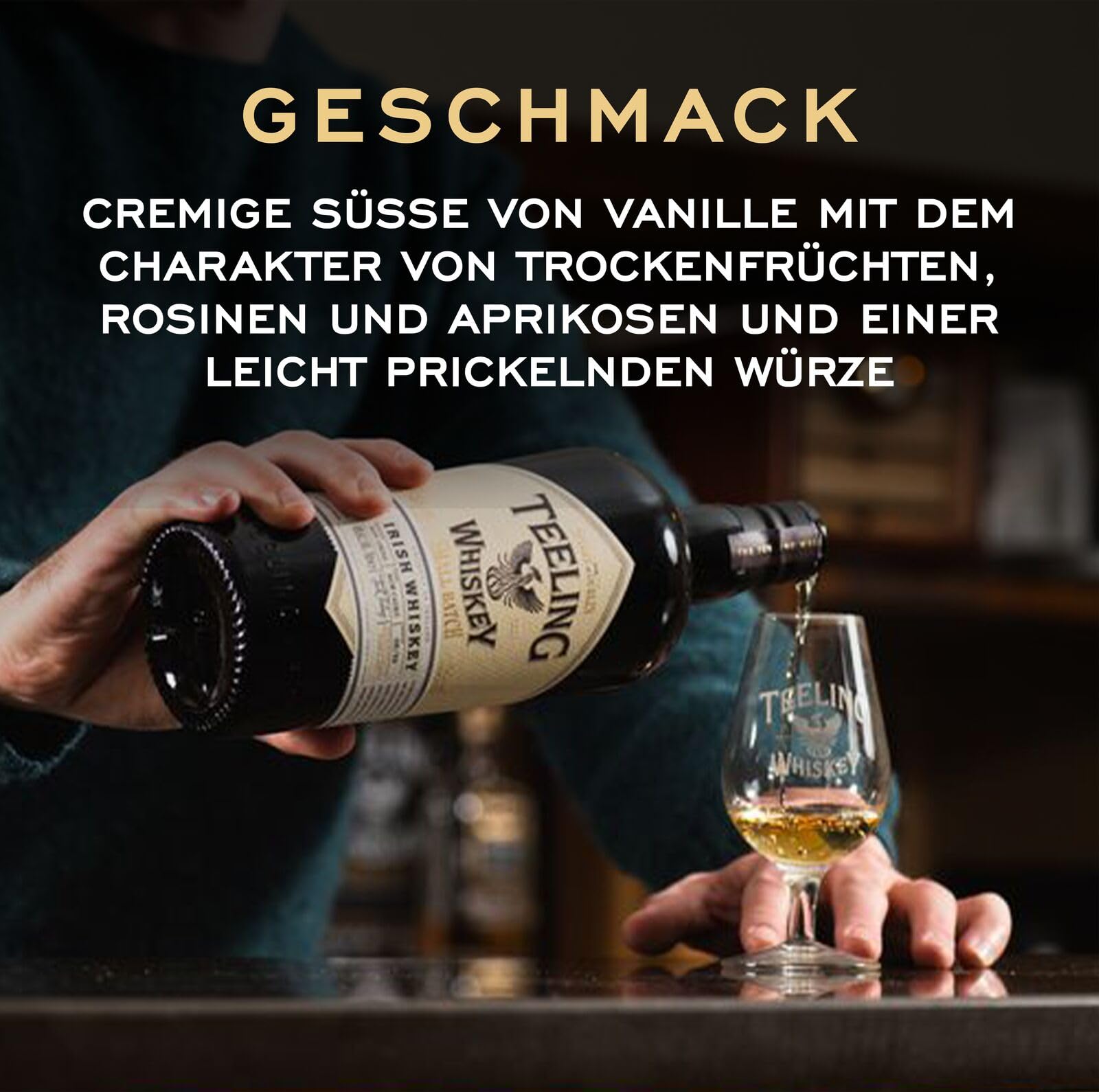 Teeling Small Batch Irish Whiskey, gereift in Ex-Bourbonfässern und abgerundet in mittelamerikanischen Rumfässern, 46% vol., 70cl / 700ml 6