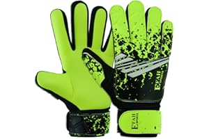 EFAH SPORTS Soccer Goalkeeper Gloves for Kids Boys Children Youth Football Goalie Gloves with Strong Grips