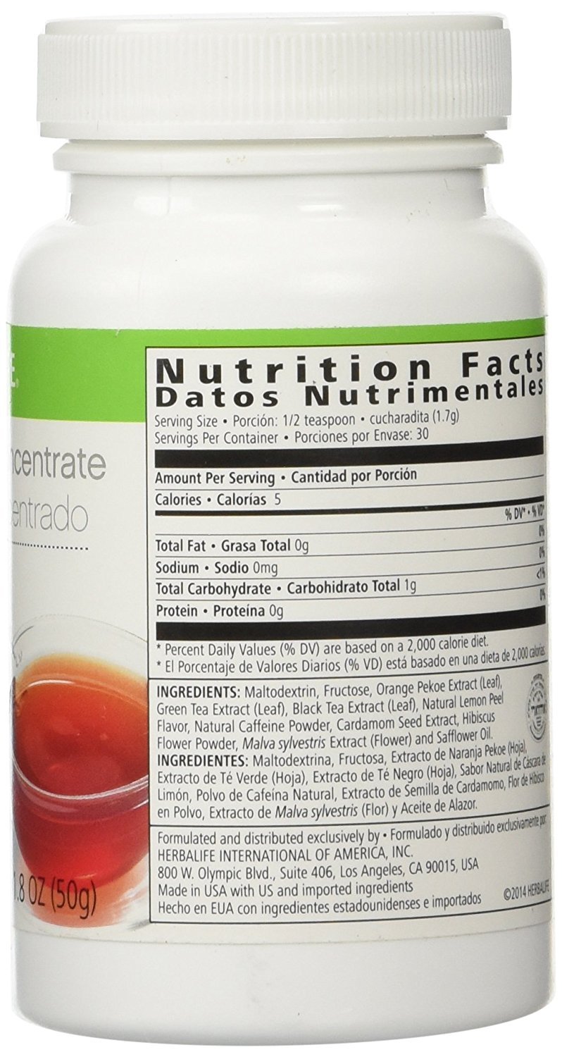 HERBALIFE HERBAL TEA CONCENTRATE ORIGINAL FLAVOR 1.8 OZ Buy Online in UAE. Hpc Products in