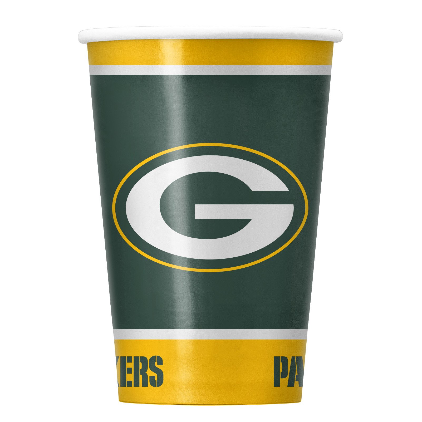 Duck House NFL Green Bay Packers Disposable Paper Cups, Pack of 20