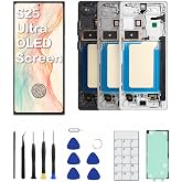 for Galaxy S25 Ultra OLED Screen Replacement with Frame and Tools | OLED Display、US Version、Fingerprint Sensor、Full Tool Kit、Installation Guide