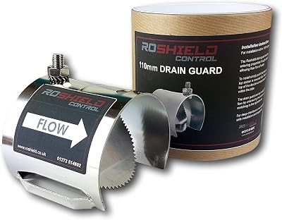 Roshield Rat Drain Guard 4"/110mm Stainless Steel One-Way Flap