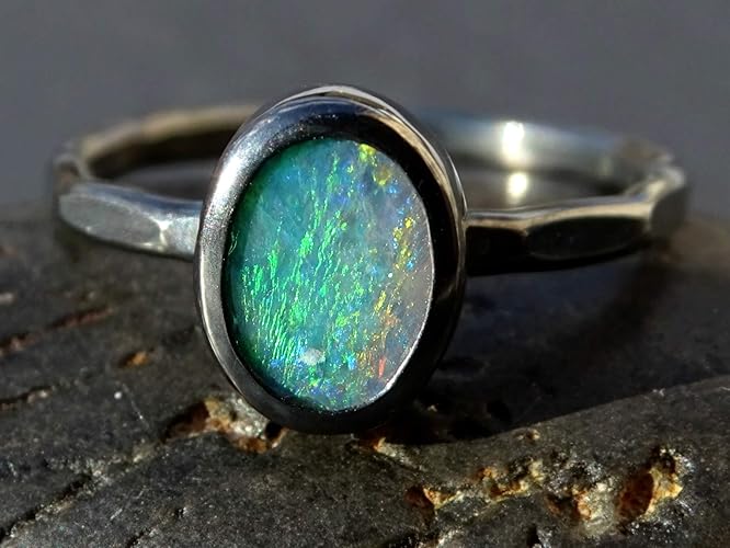 black opal engagement rings black opal engagement rings