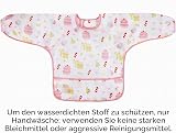 PandaEar 3 Pack Sleeved Bibs for Babies Waterproof 6-24 Months view 3