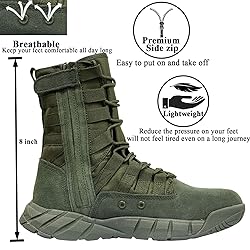 LAHORS Lightweight Military Tactical Combat Boots