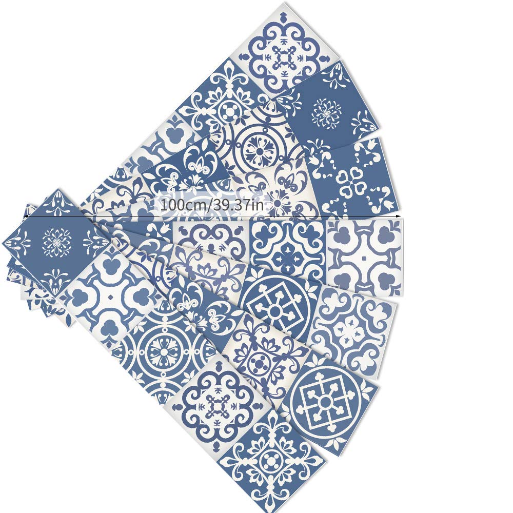 Alwayspon Multi-functional Sticker for Wall Tile Sticker, Bathroom Kitchen Fridge Freezer Vinyl Sticker, Furniture Stairs Door Table Peel and Stick Backsplash Staircase DIY Home Decoration Sticker