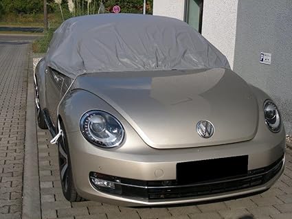 Kley & Partner Halbgarage Auto Abdeckung Plane wasserdicht Material California Light für Volkswagen VW New Beetle Cabrio bis 