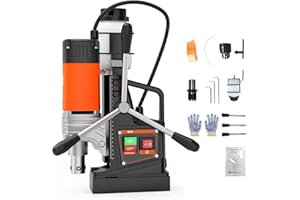 1750W Magnetic Drill Press, 2" Boring Diameter, 2922Lbf Portable Electric Drill Machine for Metal – 810 RPM Industrial & Home