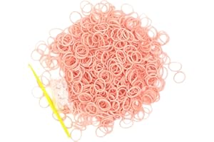 SALOME IDEA 3000PCS Loom Rubber Bands Kit with 75 Clips,5 Hooks, Premium Bracelet Making Kit for Kids Weaving DIY Crafting Gift(Flesh)