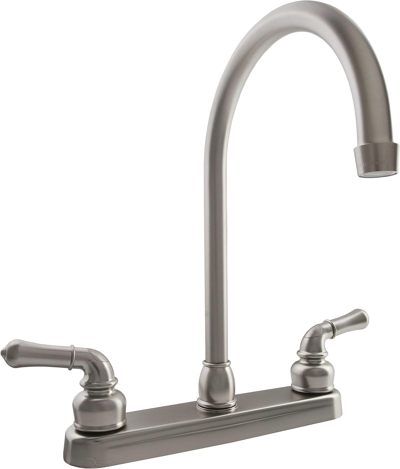 Dura Faucet DF-PK330HC-SN RV J-Spout Kitchen Faucet (Brushed Satin Nickel): Automotive