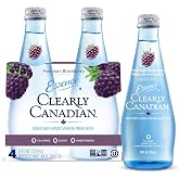 Clearly Canadian Essence Mountain Blackberry Flavored Sparkling Mineral Water 4-Pack