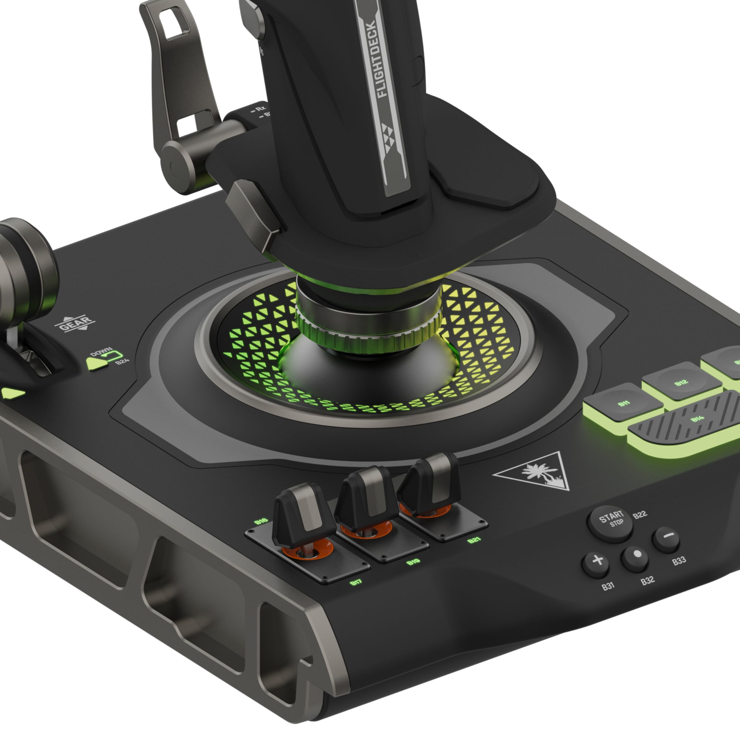 Turtle Beach VelocityOne Flightdeck - Universeller HOTAS-Simulation-Joystick & Schubhebel mit Touch-Display, integriertem HUD & kontaktlosen Sensoren für Luft & Weltraumkämpfe - für Windows 10/11 5