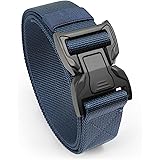 BELTROAD Tactical Belts for Men, Military Nylon Belts with Black Quick Release Metal Button Buckle