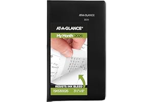 AT-A-GLANCE 2026 Planner, Monthly, 3-1/2" x 6", Pocket Size, DayMinder, Black (SK530026)