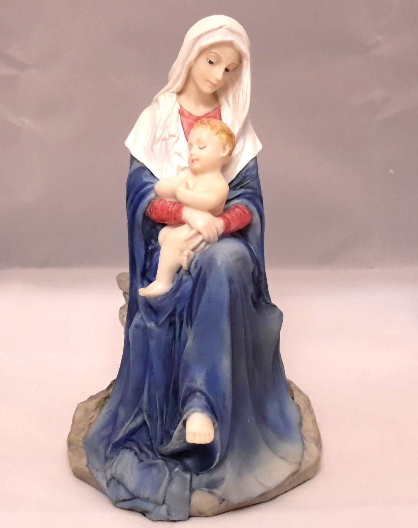 Veronese Resin Statue 6" Madonna & Child