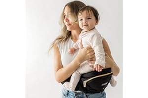 Tushbaby The Original Premium Quality Hip Seat Carrier – Safety-Certified Baby & Toddler Carrier with Secure Safety Buckles, Storage Pockets & Nursing Pillow