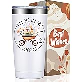 BIRGILT I Will Be in My Office Gardening Gift - Funny Gardening Gifts for Women, Men - Unique Garden Gift for Mom, Grandma, Nana, Wife - Christmas Gifts for Plant Lovers - 20oz Gardener Tumbler