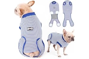 EMUST Dog Recovery Suit, After Surgery Wear for Dogs Male Female, Pet E-Collars Alternative Bandages, Professional Dog Onesie