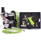 Grex GCK03 Tritium.TG Airbrush Combo Kit with Tritium.TG Airbrush, AC1810-A Compressor and Accessories - Full Airbrush System - Multicolored, 1 Set