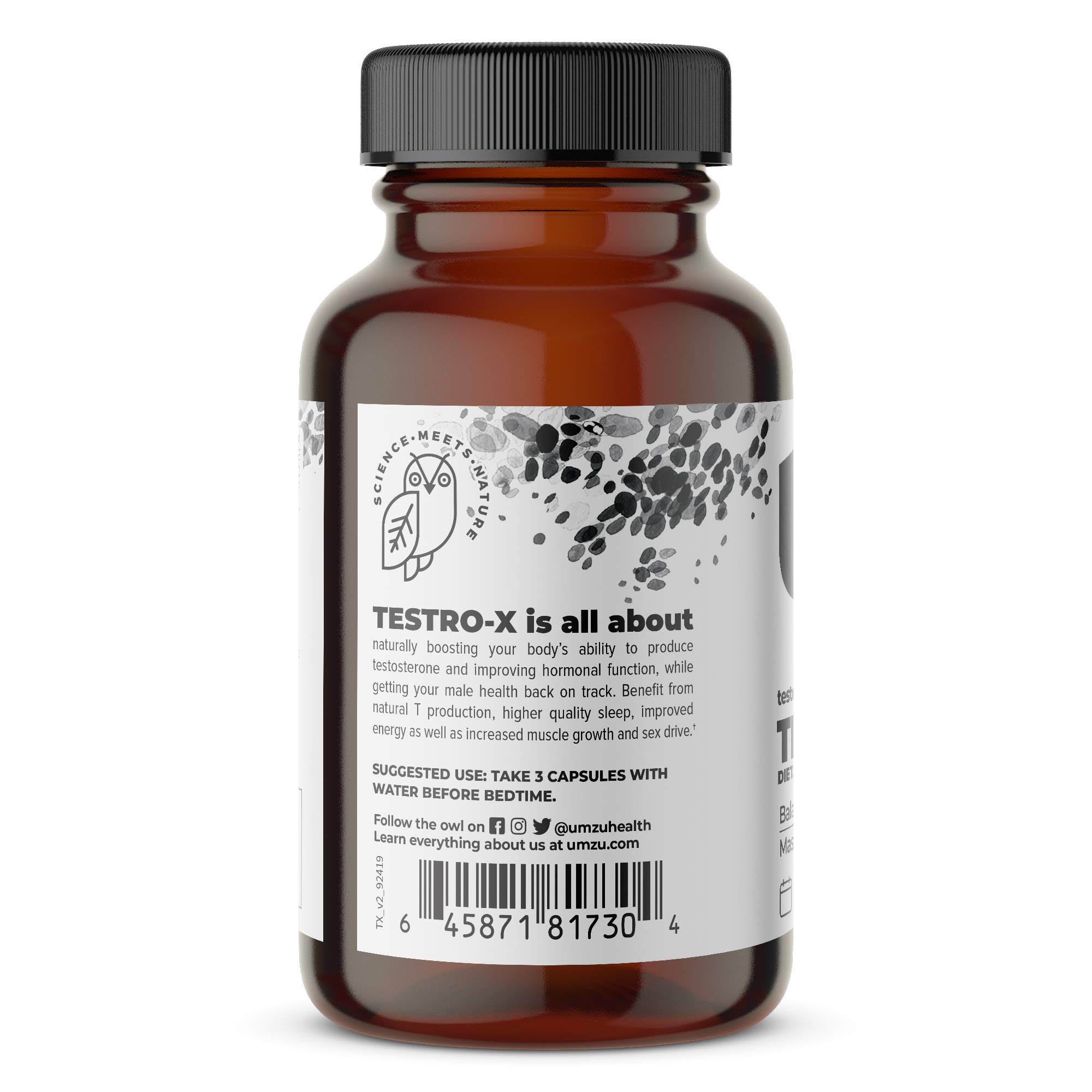 Galleon UMZU TestroX 30 Day Supply All Natural Testosterone