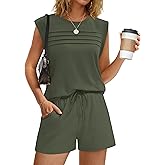 WIHOLL Two Piece Sets for Women Trendy Short Sets Beach Vacation Clothes Airport Travel Cruise Summer Outfits