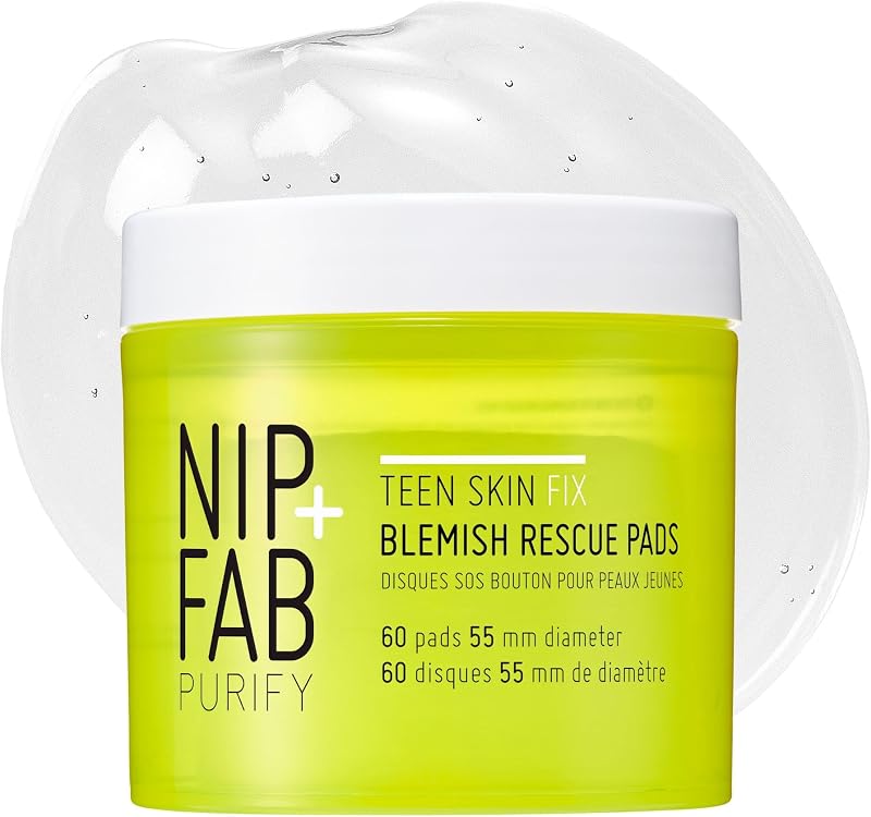 Nip+Fab Teen Skin Fix Zero Breakout Rescue Pads with Salicylic Acid 60 ct