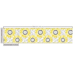 Ambesonne Yellow Fabric by The Yard, Colorful