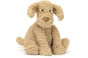 Jellycat Fuddlewuddle Puppy Stuffed Animal, Medium 9 inches | Dogs and Puppies Plush Toy | Classic Children's Gift