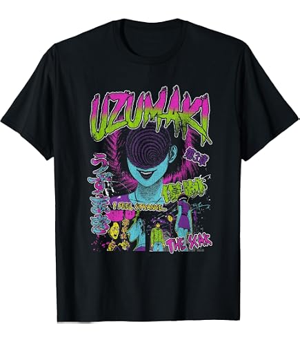 Amazon.com: Uzumaki Kirie Looking Back T-Shirt : Clothing, Shoes