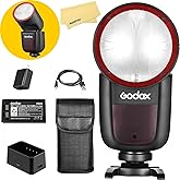 Godox V1 V1-S V1S Camera Flash for Sony Flash Speedlight Speedlite,76Ws 2.4G TTL1/8000 HSS,480 Full Power Shots,1.5s Recycle 