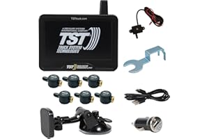 TST TRUCK SYSTEM TECHNOLOGIES 770 Series - 6 Flow Thru Sensor TPMS System with Color Touchscreen Display
