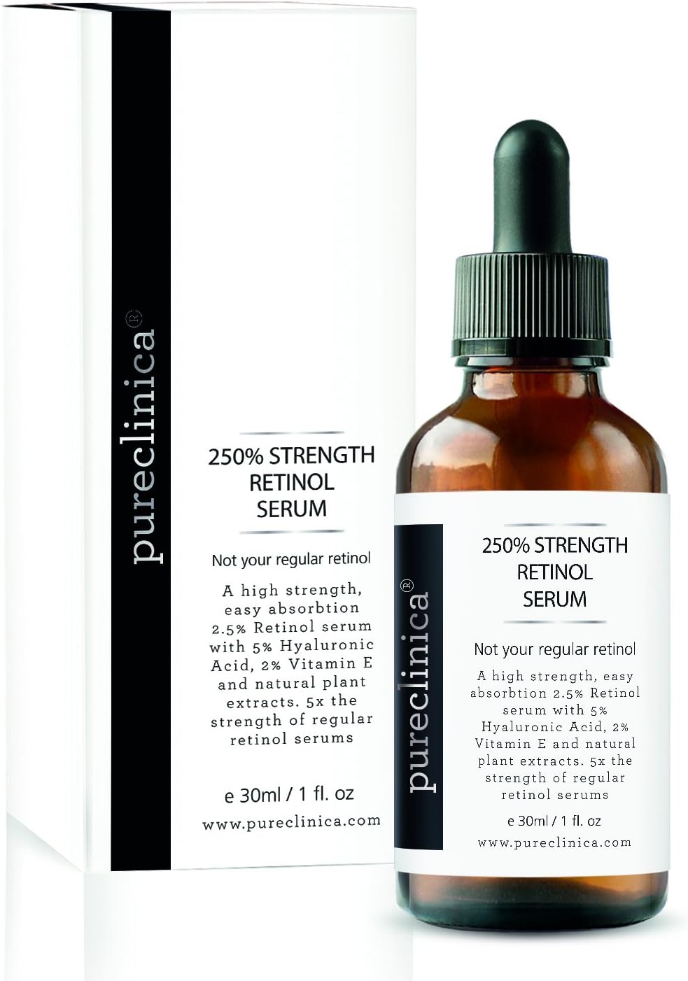 250% Strength Retinol Serum 2.5% (with 5% HA and 2% Vitamin E) - 30ml / 1 fl oz