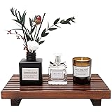 Farmhouse Bathroom Counter Organizer Wooden Display