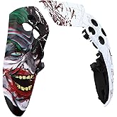 eXtremeRate Left Right Front Top Shell with Touchpad Compatible with ps5 Edge Controller, Clown Hahaha DIY Replacement Faceplate Shell Custom Touch Pad Cover Compatible with ps5 Edge Controller