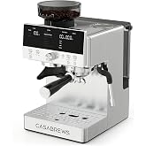 CASABREWS MARENZA Espresso Machine with Built-in Grinder and Steam Wand | PFAS-Free 20Bar Coffee Machine with LCD Display, Barista-Quality Cappuccino Latte Machine for Home Use