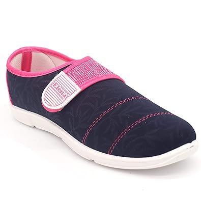 pink velcro shoes