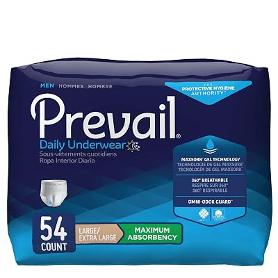 10 Best Incontinence Underwear for Men Reviewed 10 Prevail Maximum Absorbency Incontinence Underwear for Men