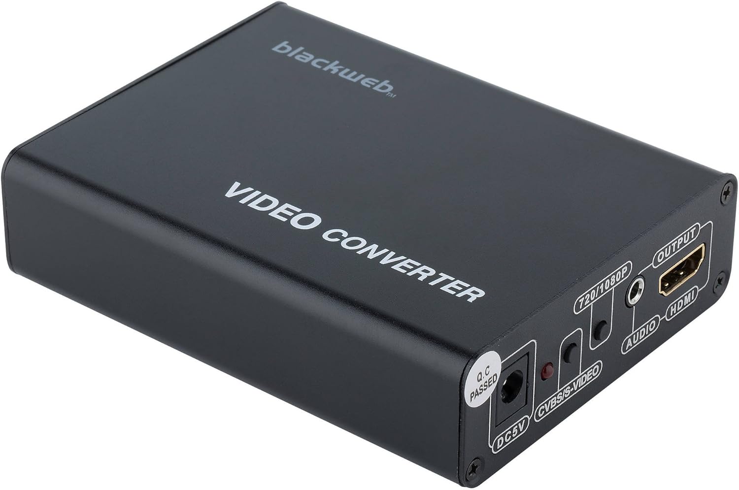 Blackweb BWA17AV014 Composite/S-Video to HDMI converter upscaler