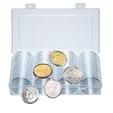 XYZsundy 40.6mm Silver Dollar Coin Holder,Silver